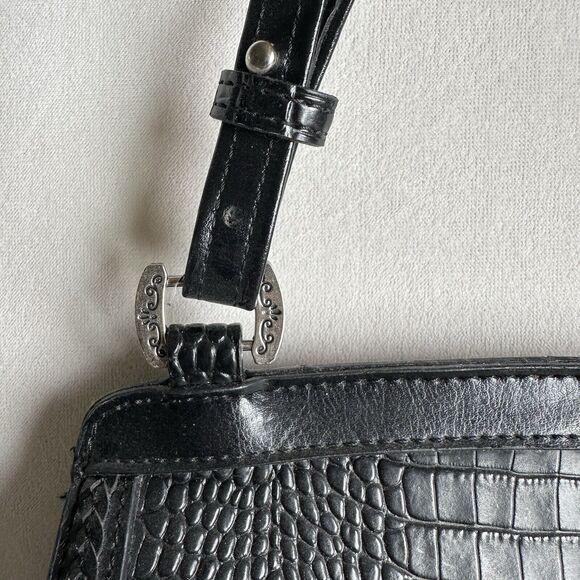 MC Marc Chantal Black Footed Shoulder Bag - Picture 4 of 13